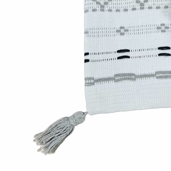 Atacadista sofá ao ar livre sala de estar onda cinza quadrado listrado lombar textura macia reversível luxo rugas lance 24 